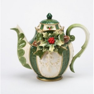 The Holiday Aisle Emerald Holday Ceramic Teapot THDA1791